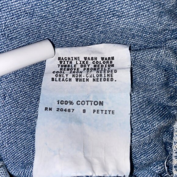 Chic Jeans Elastic Waist Denim Pants, 8 Petite - Picture 7 of 10